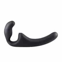 Безремневой страпон с фиксацией формы Lola Games Natural Temptation, черный Безремневой страпон с фиксацией формы Lola Games Natural Temptation, черный