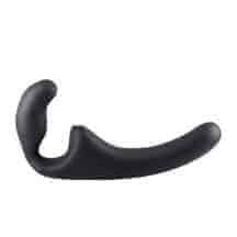 Безремневой страпон с фиксацией формы Lola Games Natural Temptation, черный Безремневой страпон с фиксацией формы Lola Games Natural Temptation, черный