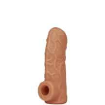 Насадка на член Kokos Nude Sleeve 001 S с подхватом мошонки и открытой головкой, телесная Насадка на член Kokos Nude Sleeve 001 S с подхватом мошонки и открытой головкой, телесная