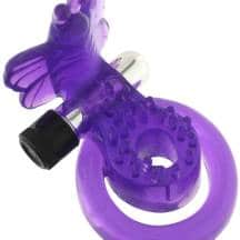 Виброкольцо Seven Creations, фиолетовое