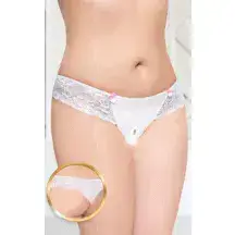 Трусики Soft Line с доступом белые, XL