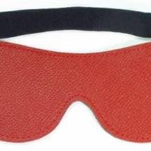 Маска двухсторонняя BDSM Арсенал из натуральной кожи, красная, OS