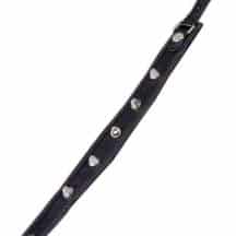 Ошейник узкий с окантовкой Подиум, черный. Нет в наличии Ошейник узкий с окантовкой Подиум, черный