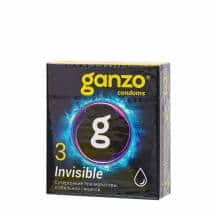 Презервативы ультратонкие Ganzo Invisible, 3 шт