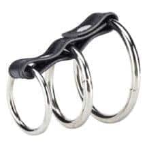 Хомут на Пенис из трех металлических колец 3 Ring Gates of Hell Хомут на Пенис из трех металлических колец 3 Ring Gates of Hell