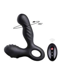 Вибромассажер простаты с ротацией Nomi Tang Spotty RC 2 с пультом ДУ, черный Вибромассажер простаты с ротацией Nomi Tang Spotty RC 2 с пультом ДУ, черный