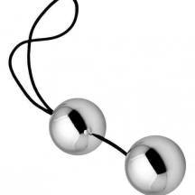 Вагинальные шарики XR Brands Trinity Vibes Benwa Balls, серебристый Вагинальные шарики XR Brands Trinity Vibes Benwa Balls, серебристый