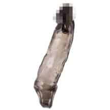 Насадка на член Toyfa XLover с кольцом на мошонку, черная. Нет в наличии Насадка на член Toyfa XLover с кольцом на мошонку, черная