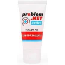 Обеззараживающий гель для рук Биоритм Problem.NET Active с высоким содержанием спирта, 30 мл