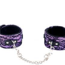 Оковы на ноги кружевные Toyfa Marcus, пурпурные. Нет в наличии Оковы на ноги кружевные Toyfa Marcus, пурпурные