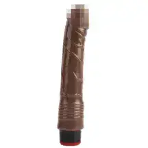 Вибратор CNT Dick Buddies: Buzzing Vibrating Dildo 22.5 см, коричневый