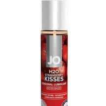 Оральный лубрикант JO H2O Flavored Клубничные поцелуи на водной основе, 30 мл Оральный лубрикант JO H2O Flavored Клубничные поцелуи на водной основе, 30 мл