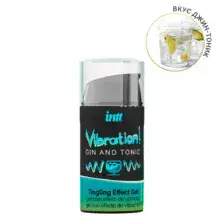 Жидкий вибратор Intt Vibration Gin & Tonic, 15 мл