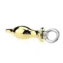 Анальная пробка с кольцом 4sexdream, 16 см, золотистый. Нет в наличии Анальная пробка с кольцом 4sexdream, 16 см, золотистый