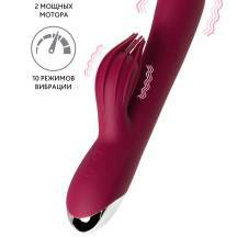 Вибратор-кролик L'eroina by Toyfa Sangra, бордовый Вибратор-кролик L'eroina by Toyfa Sangra, бордовый