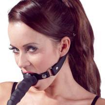 Кляп с наружным фаллоимитатором Knebel mit Dildo