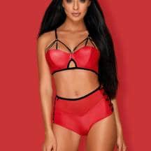 Комплекты Obsessive Leatheria set Red, Красный, S/M. Нет в наличии Комплекты Obsessive Leatheria set Red, Красный, S/M