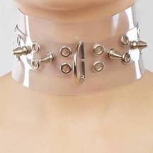 Ошейник прозрачный