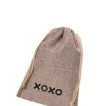 Мешочек XOXO для хранения секс-игрушек 18 см, коричневый