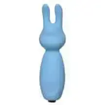 Мини-вибратор Lola Toys Emotions Funny Bunny, голубой