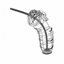 Пояс верности со стимулятором уретры Shotsmedia Model 17, мужской, бесцветный