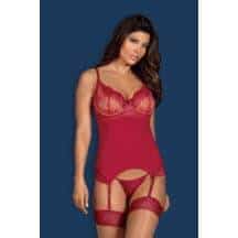Корсеты Obsessive Rosalyne corset, Бордовый, L/XL. Нет в наличии Корсеты Obsessive Rosalyne corset, Бордовый, L/XL