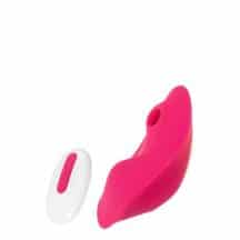 Вибровкладка в трусики с вакуумной стимуляцией JOS Pimpit с пультом ДУ, розовая Вибровкладка в трусики с вакуумной стимуляцией JOS Pimpit с пультом ДУ, розовая