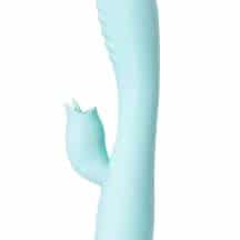 Вибратор-кролик с язычком Jos Milo, мятный Вибратор-кролик с язычком Jos Milo, мятный