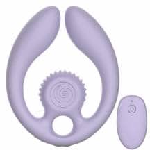 Вибростимулятор SVibe Gizi Duo с пультом ДУ, сиреневый