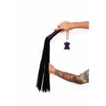 Плеть Scandal из натуральной кожи большая, черная. Нет в наличии Плеть Scandal из натуральной кожи большая, черная