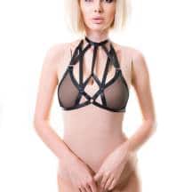 Стреп H.E.L. Konnie, текстиль, чёрный, OS