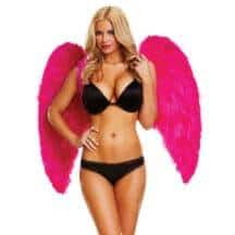 Большие крылья из натуральных перьев Ann Devine Fantasy Dream, розовые. Нет в наличии Большие крылья из натуральных перьев Ann Devine Fantasy Dream, розовые