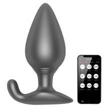 Анальная вибропробка Oninder Rio, чёрная Анальная вибропробка Oninder Rio, чёрная