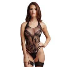 Боди со стразами, открытым доступом и гартерами Shots Le Desir S/L, черное. Нет в наличии Боди со стразами, открытым доступом и гартерами Shots Le Desir S/L, черное