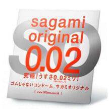 Полиуретановый презерватив Sagami Original 0.02, 1 шт