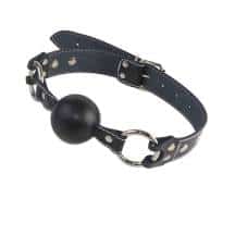 Кляп Sitabella чёрный,кожа