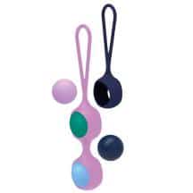 Набор вагинальных шариков Le Frivole Lyra Leset, разноцветный
