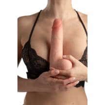 Фаллоимитатор Интимная Жизнь Реалистик с подвижной кожей 22 см, телесный