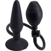 Анальная пробка с расширением Inflatable Butt Plug M, черный