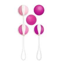 Вагинальные шарики Gvibe Geisha Balls 3, розовые Вагинальные шарики Gvibe Geisha Balls 3, розовые