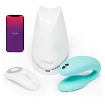 Вибромассажер для пар We-Vibe Sync с пультом ДУ, мятный. Нет в наличии Вибромассажер для пар We-Vibe Sync с пультом ДУ, мятный