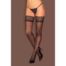 Чулки Obsessive Firella stockings, Чёрный, L/XL. Нет в наличии Чулки Obsessive Firella stockings, Чёрный, L/XL