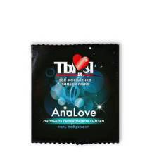 Анальный лубрикант Bioritm ТЫ и Я Analove на гибридной основе, 4 мл
