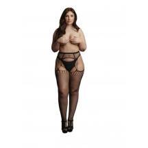 Чулки с поясом и пестисами Le Desir Celebrate Suspender Pantyhos, черный, Plus size. Нет в наличии Чулки с поясом и пестисами Le Desir Celebrate Suspender Pantyhos, черный, Plus size