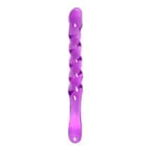 Двусторонний фаллоимитатор A-Toys by Toyfa Tanza, фиолетовый, 27,5 см