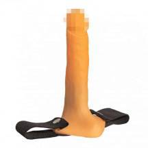 Страпон полый Джага-Джага №6 с удлиненными ремнями 17.5 см, телесный. Нет в наличии Страпон полый Джага-Джага №6 с удлиненными ремнями 17.5 см, телесный