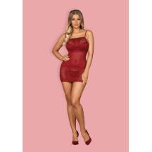 Сорочка и трусики красные Lividia Obsessive, S/M