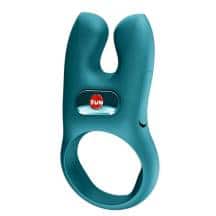 Виброкольцо Fun Factory Nos, тёмно-зелёное