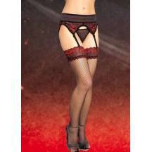 Чулки и Пояс Soft Line черные, L