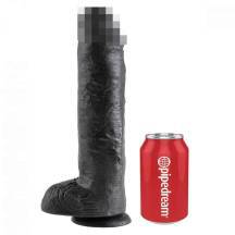 Большой фаллоимитатор PipeDream King Cock 28.7 см, чёрный